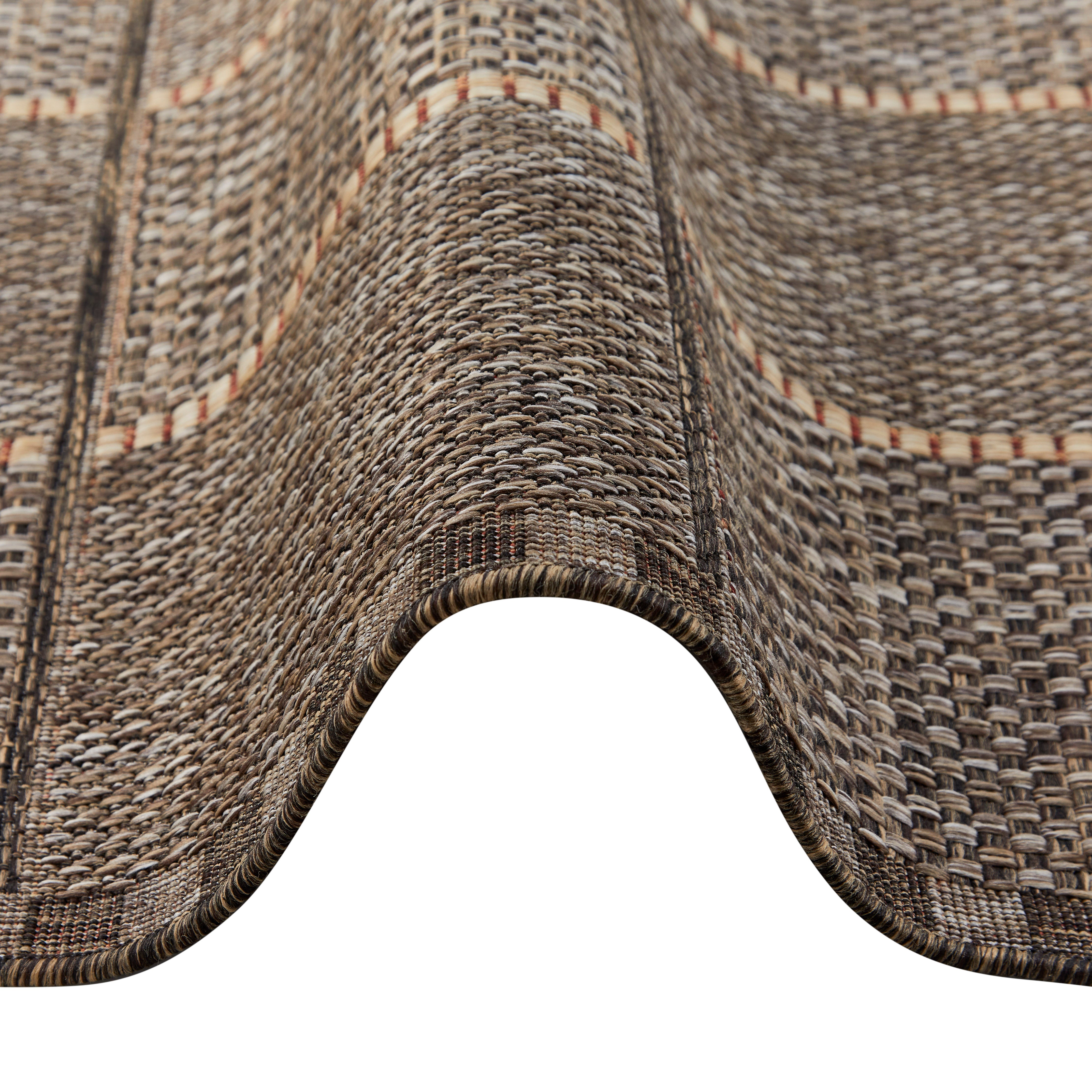 Concept Looms Sumac SUM104 Mocha Brown Large Rectangle Indoor/Outdoor Rug